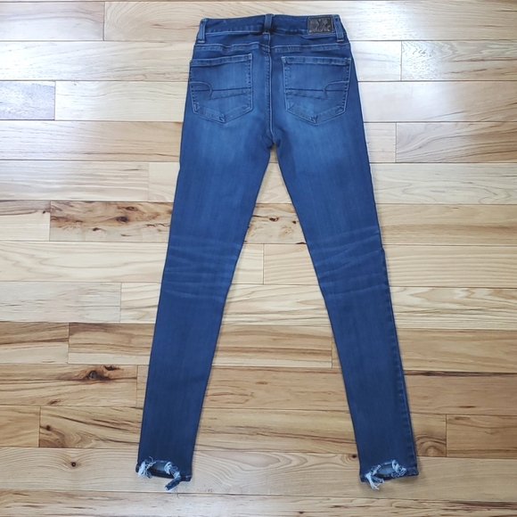 American Eagle Distressed Jeggings Size 00 - Picture 2 of 8